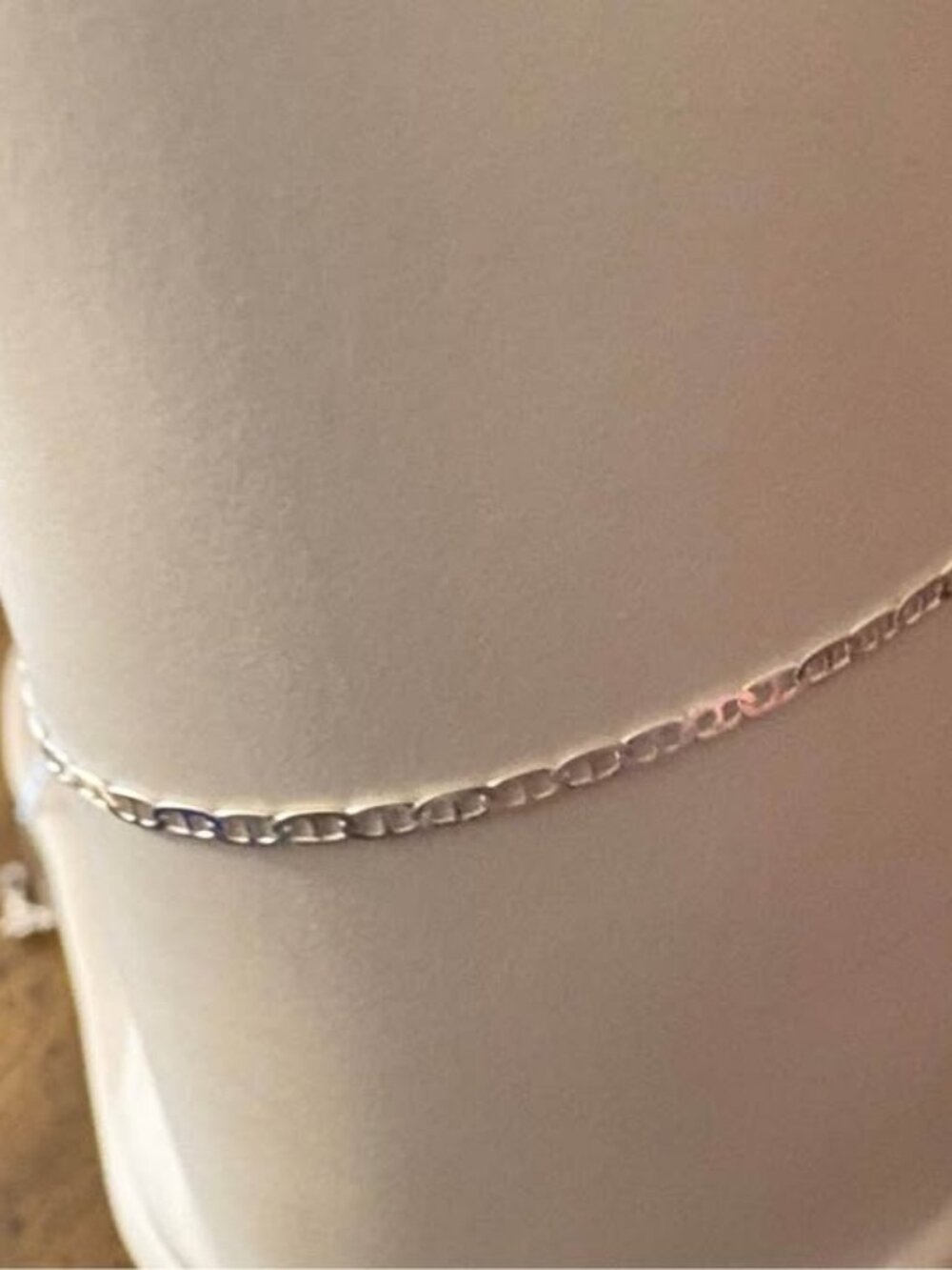 10 inch Mariner Anklet 1 gram, 1.5mm Sterling 925